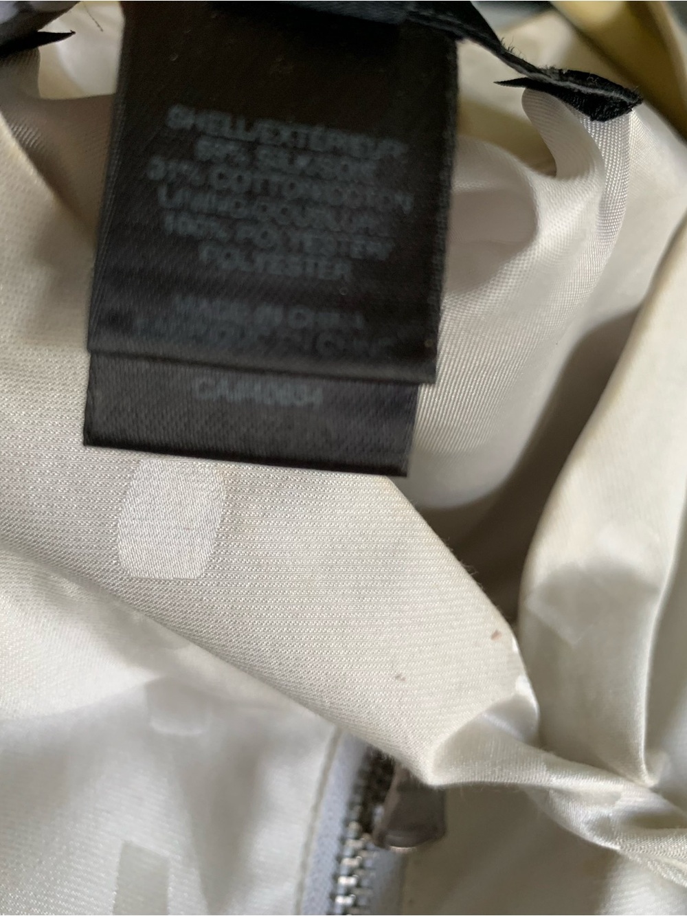 Marc Jacobs Silk Dolman Sleeve Tie Front Ivory Silk Jacquard Blouse Small - Picture 6 of 6